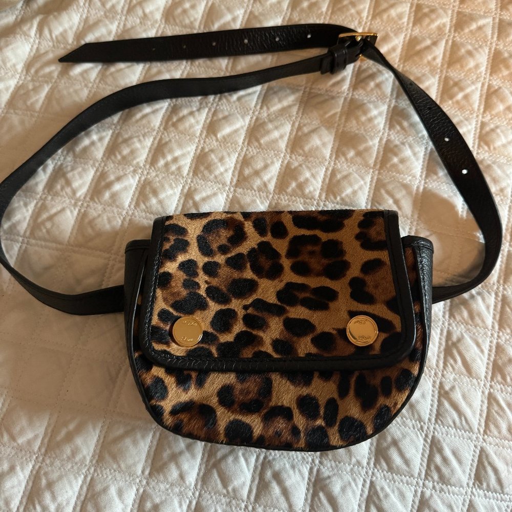 J. Crew Calf Hair Belt Bag